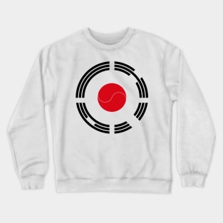 Korean Japanese Multinational Patriot Flag Series Crewneck Sweatshirt